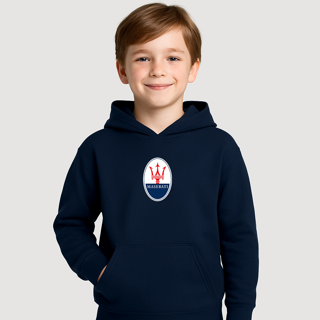 Youth Kids Maserati Car Pullover Hoodie